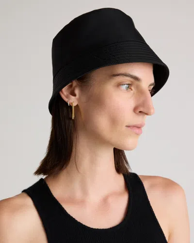 Quince Revive Nylon Bucket Hat In Black