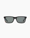Quince River Polarized Acetate Sunglasses In Tortoise With Green Lens