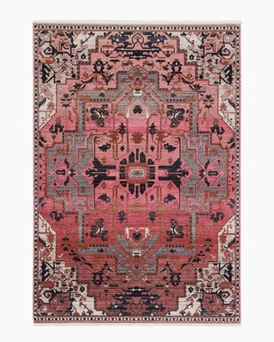 Quince Rochelle Rug In Mauve