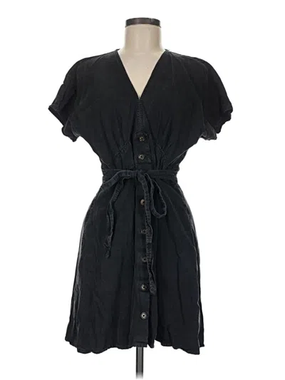 Pre-owned Quince Romper In Black