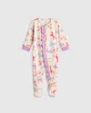 Quince Ruffle Footie In Unicorn