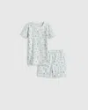 Quince Short Sleeve And Shorts Pajama Set In Milk