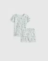 Quince Short Sleeve And Shorts Pajama Set In Milk