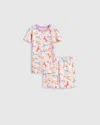 Quince Short Sleeve And Shorts Pajama Set In Unicorn
