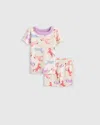Quince Short Sleeve And Shorts Pajama Set In Unicorn