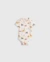 Quince Short Sleeve Bodysuit In Brown