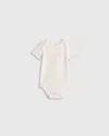 Quince Short Sleeve Bodysuit In White
