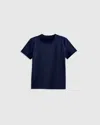 Quince Short Sleeve Rash Guard Top In Nautical Navy