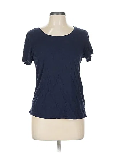 Pre-owned Quince Short Sleeve T-shirt In Blue
