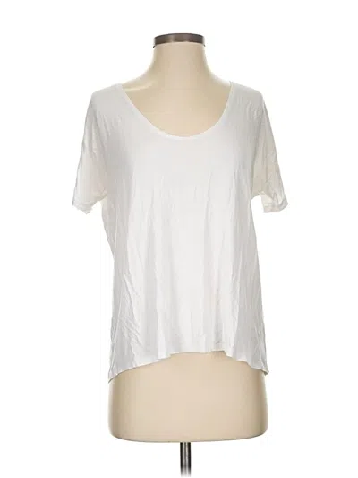 Pre-owned Quince Short Sleeve T-shirt In White