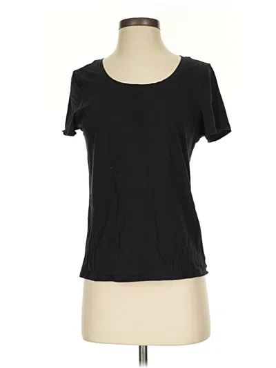 Pre-owned Quince Short Sleeve T-shirt In Black