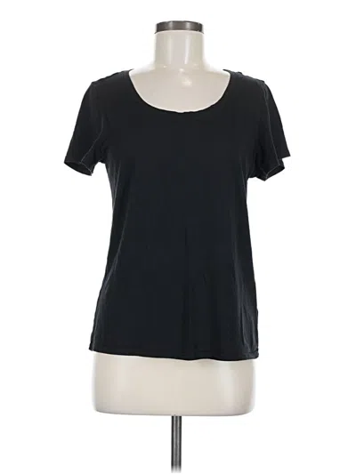 Pre-owned Quince Short Sleeve T-shirt In Black