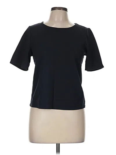 Pre-owned Quince Short Sleeve T-shirt In Black
