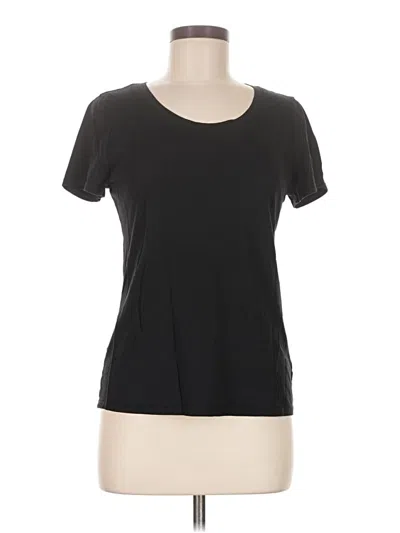 Pre-owned Quince Short Sleeve T-shirt In Black