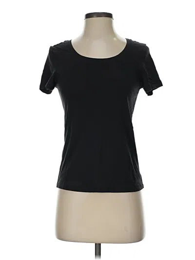 Pre-owned Quince Short Sleeve T-shirt In Black