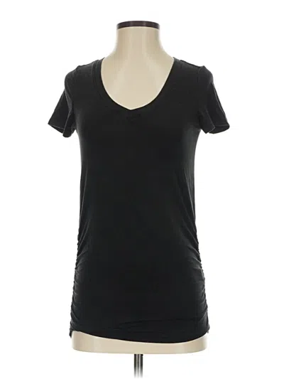 Pre-owned Quince Short Sleeve T-shirt In Black