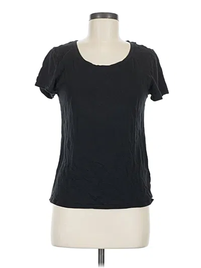 Pre-owned Quince Short Sleeve T-shirt In Black