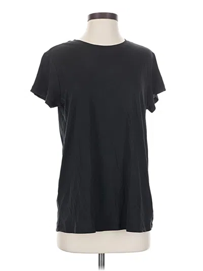 Pre-owned Quince Short Sleeve T-shirt In Black