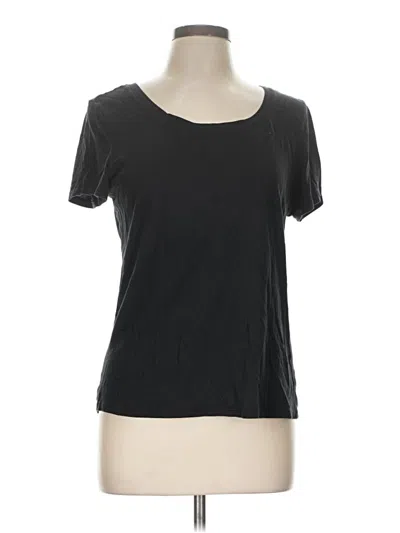 Pre-owned Quince Short Sleeve T-shirt In Black