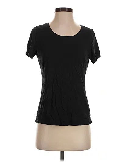 Pre-owned Quince Short Sleeve T-shirt In Black
