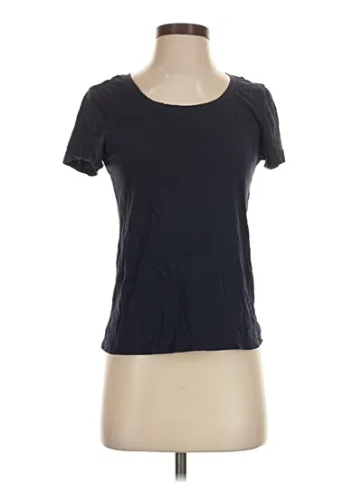 Pre-owned Quince Short Sleeve T-shirt In Black