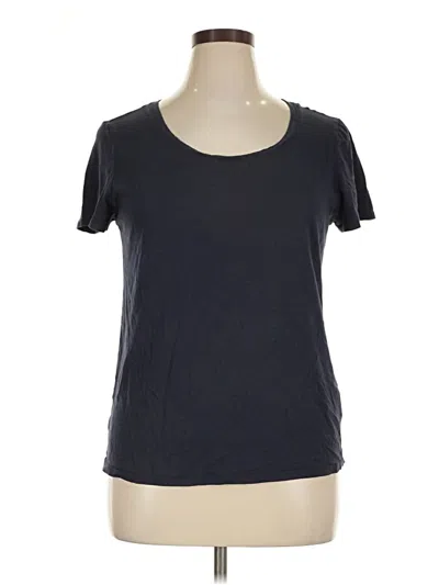 Pre-owned Quince Short Sleeve T-shirt In Blue