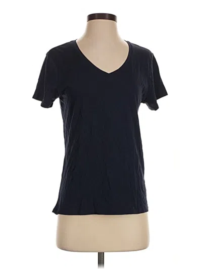 Pre-owned Quince Short Sleeve T-shirt In Blue