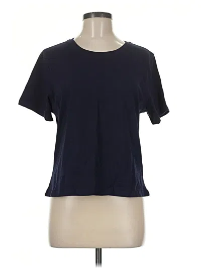 Pre-owned Quince Short Sleeve T-shirt In Blue