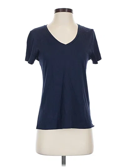 Pre-owned Quince Short Sleeve T-shirt In Blue