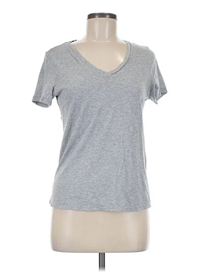 Pre-owned Quince Short Sleeve T-shirt In Gray