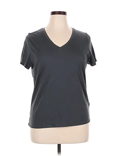 Pre-owned Quince Short Sleeve T-shirt In Gray