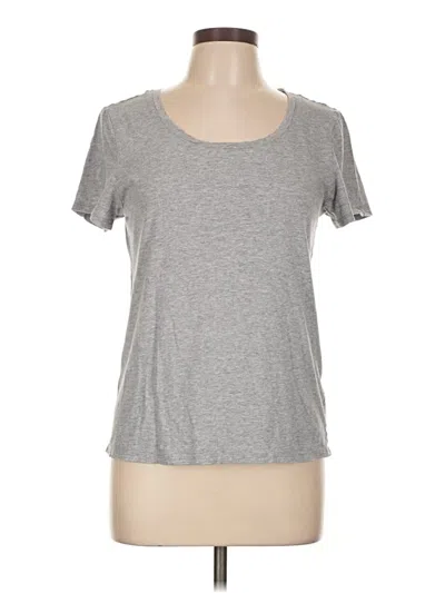 Pre-owned Quince Short Sleeve T-shirt In Gray