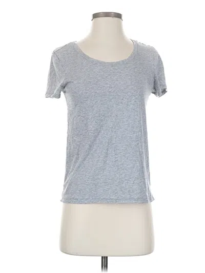 Pre-owned Quince Short Sleeve T-shirt In Gray