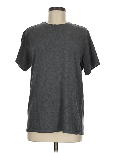 Pre-owned Quince Short Sleeve T-shirt In Gray