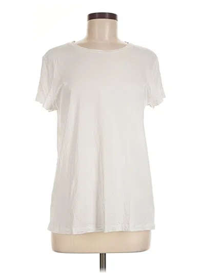 Pre-owned Quince Short Sleeve T-shirt In Ivory