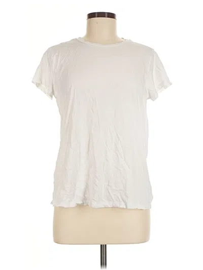 Pre-owned Quince Short Sleeve T-shirt In Ivory