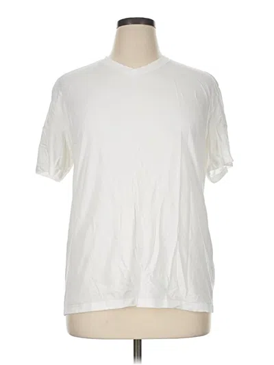 Pre-owned Quince Short Sleeve T-shirt In Ivory