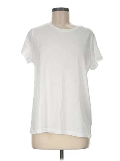 Pre-owned Quince Short Sleeve T-shirt In Ivory