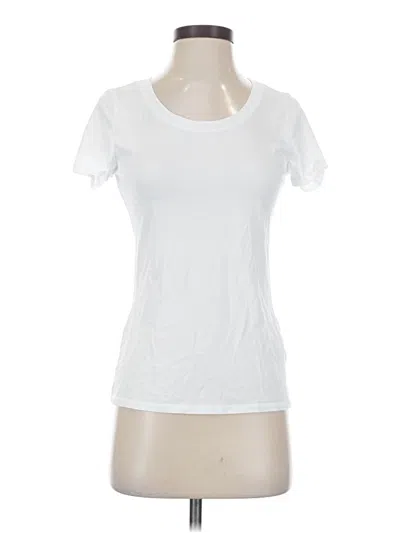 Pre-owned Quince Short Sleeve T-shirt In White