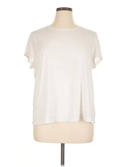Pre-owned Quince Short Sleeve T-shirt In White