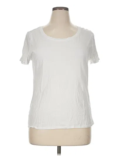 Pre-owned Quince Short Sleeve T-shirt In White