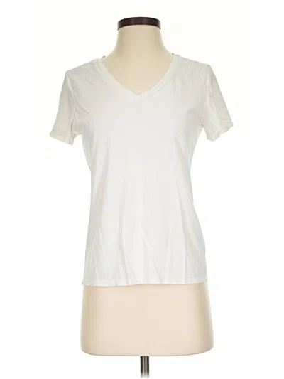 Pre-owned Quince Short Sleeve T-shirt In White