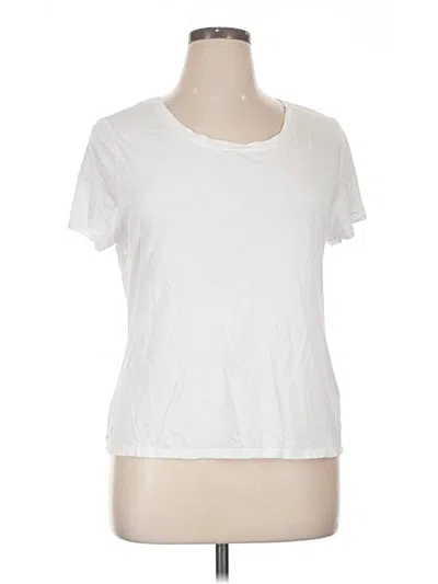 Pre-owned Quince Short Sleeve T-shirt In White