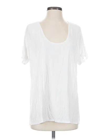 Pre-owned Quince Short Sleeve T-shirt In White
