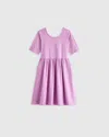 Quince Skater Dress In Bright Orchid