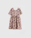 Quince Skater Dress In Butterfly Floral