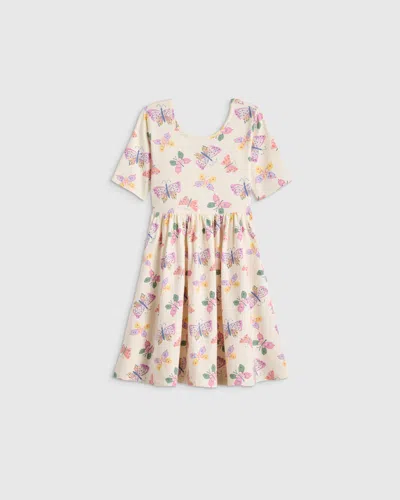 Quince Kids' Skater Dress In Multi