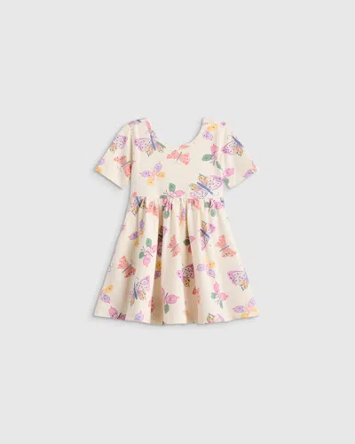Quince Kids' Skater Dress In Multi