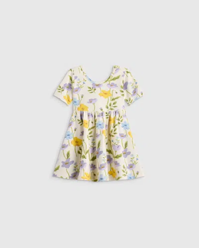 Quince Kids' Skater Dress In Multi