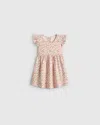Quince Sleeveless Ruffle Dress In Pink